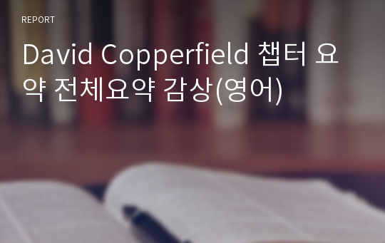David Copperfield 챕터 요약 전체요약 감상(영어)