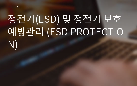 정전기(ESD) 및 정전기 보호 예방관리 (ESD PROTECTION)