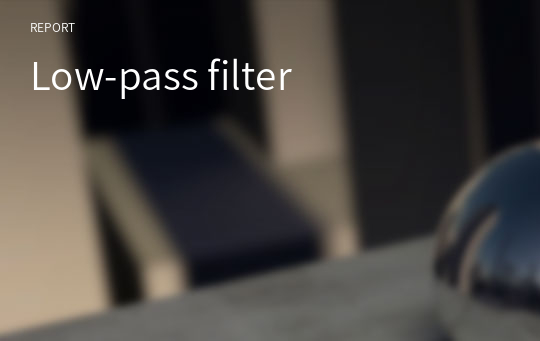 Low-pass filter