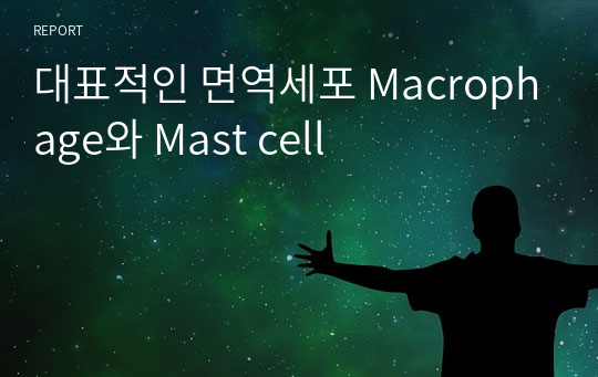 대표적인 면역세포 Macrophage와 Mast cell