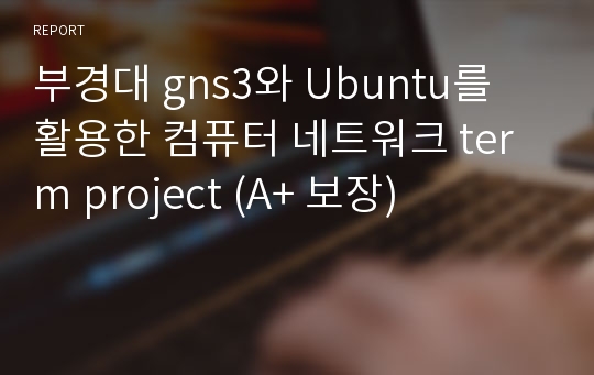 부경대 gns3와 Ubuntu를 활용한 컴퓨터 네트워크 term project (A+ 보장)