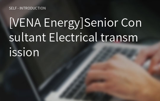 [VENA Energy]Senior Consultant Electrical transmission