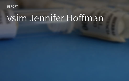 vsim Jennifer Hoffman