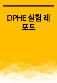 DPHE 실험 레포트