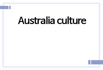 Australia culture