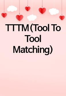 TTTM(Tool To Tool Matching)