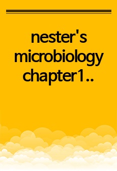 nester's microbiology chapter11