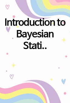 Introduction to Bayesian Statistics using R study note